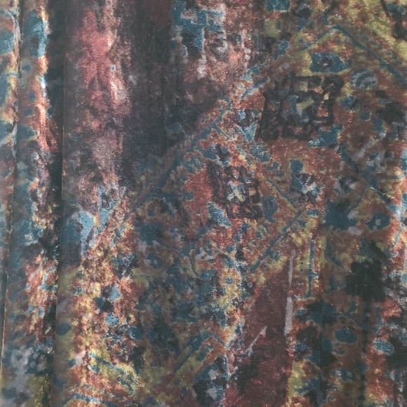 Velvet Open Front Kimono Robe - Picture 4 of 4